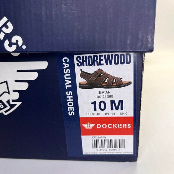 Dockers Shorewood Sandals Mens Size 10M Brown Fisherman Comfort Casual Shoes - Picture 12 of 12